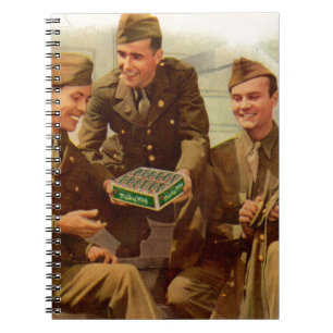 Cuaderno Soldadoras de la Segunda Guerra Mundial de los año