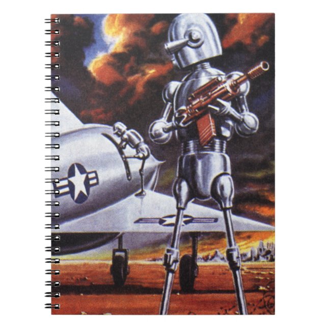 Cuaderno Soldados de robots militares de ciencia ficción vi (Frente)