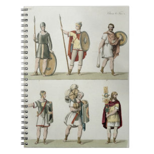 Cuaderno Soldados romanos, detalle de la placa 2, clase 5