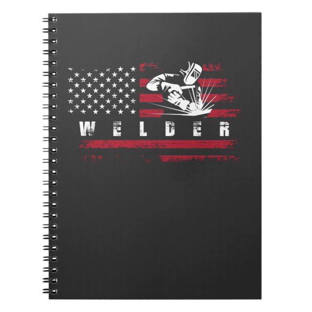 Cuaderno Soldadura de metal estadounidense con soldadura de (Frente)