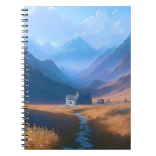 Cuaderno Soledad en la colina, casa en las montañas