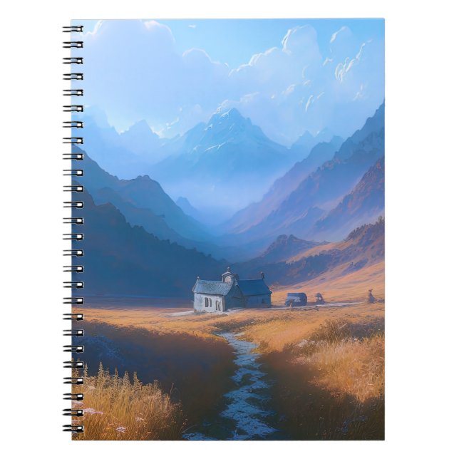Cuaderno Soledad en la colina, casa en las montañas (Frente)