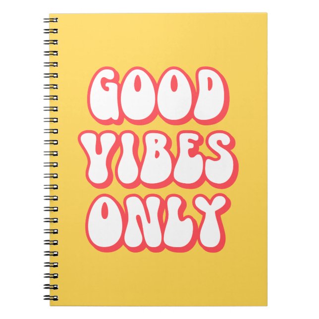 Cuaderno Sólo Buenos Sentimientos (Tono Amarillo) (Frente)