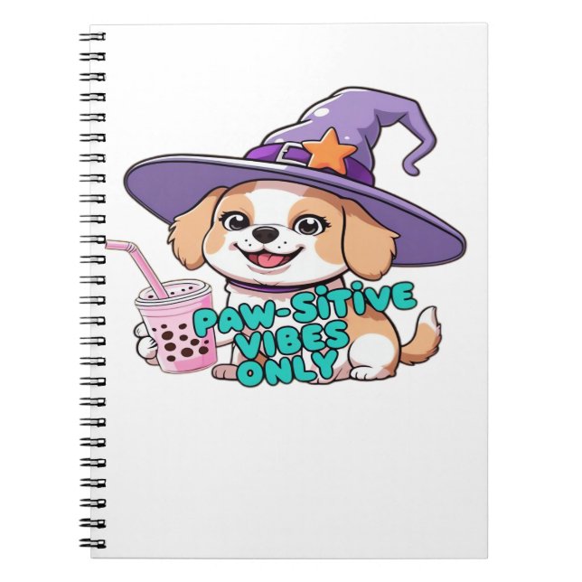 Cuaderno Sólo con vibraciones sensibles a la pata - Perro c (Frente)