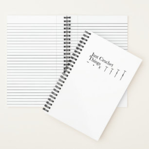 Cuaderno Solo crochet de objetos para bloc de notas