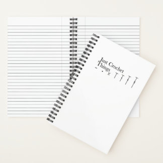Cuaderno Solo crochet de objetos para bloc de notas