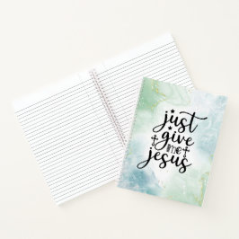 Cuaderno Sólo dame la canción de culto cristiano a Jesús