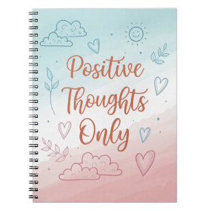 Cuaderno Sólo Diario de Pensamientos Positivos - Diseño Pas