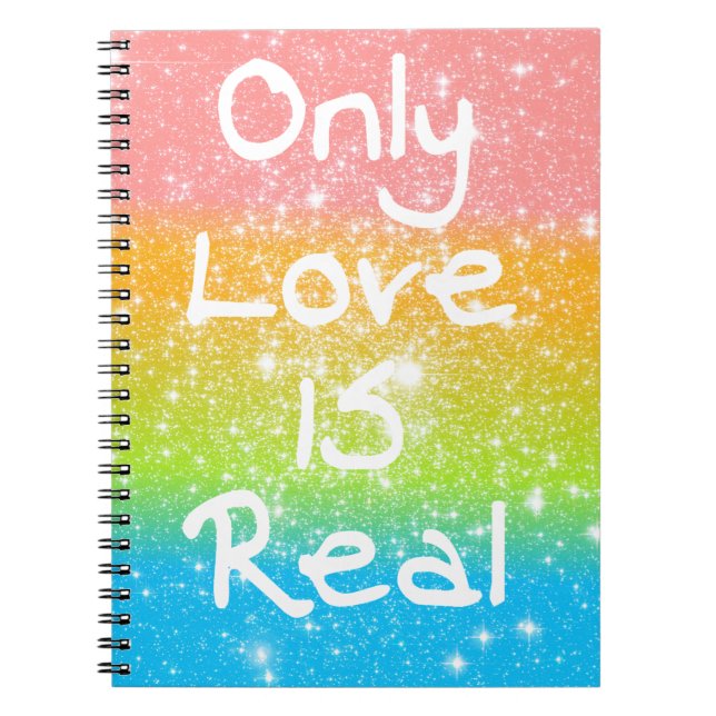 Cuaderno Sólo el amor es real (Frente)