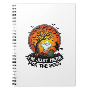 Cuaderno Solo Estoy Aquí Jefe Bruja Fantasma Calabazas De H