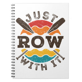 Cuaderno Solo Fila Con La Guay Retro Rowing Team Oars