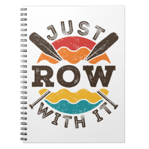 Cuaderno Solo Fila Con La Guay Retro Rowing Team Oars