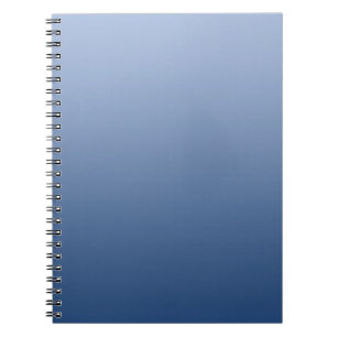 Cuaderno SÓLO gradientes de COLOR - azul