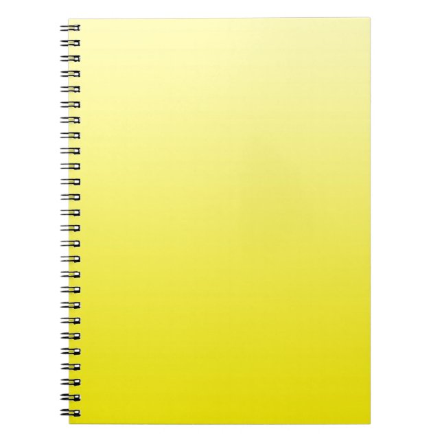 Cuaderno SÓLO gradientes de COLOR - limón (Frente)