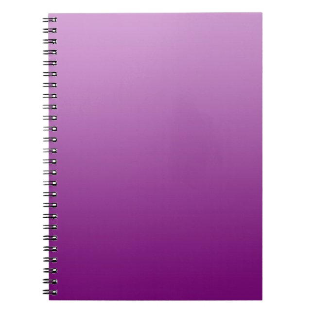 Cuaderno SÓLO gradientes de COLOR - magenta (Frente)
