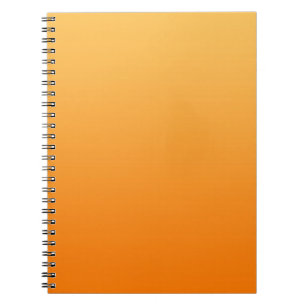 Cuaderno SÓLO gradientes de COLOR - naranja
