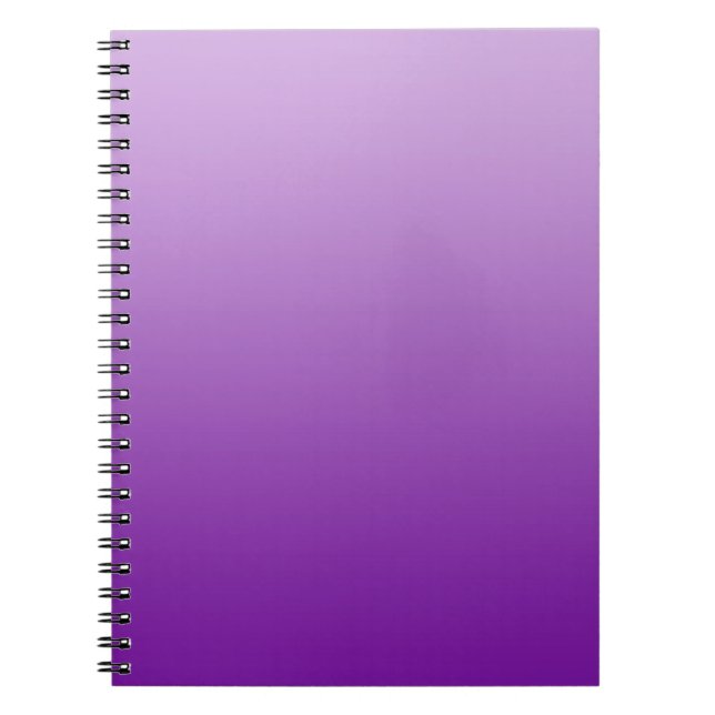 Cuaderno SÓLO gradientes de COLOR - púrpura (Frente)