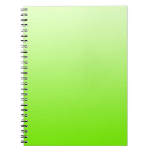 Cuaderno SÓLO gradientes de COLOR - verde neón