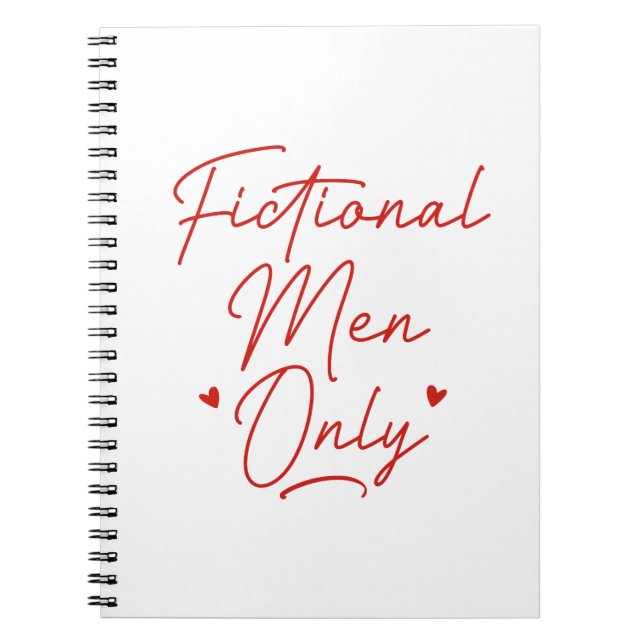 Cuaderno Solo hombres ficticios (Frente)