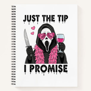 Cuaderno Sólo La Punta Lo Prometo Divertido Terror