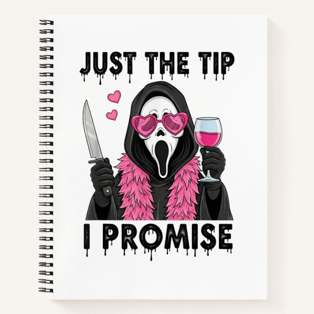 Cuaderno Sólo La Punta Lo Prometo Divertido Terror (Anverso)
