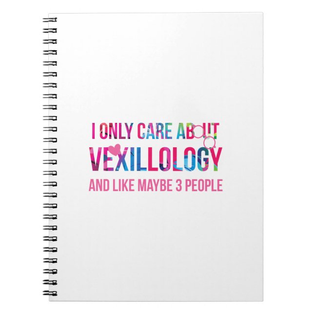 Cuaderno Solo me importa la vexilología (Frente)