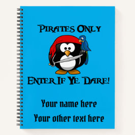 Cuaderno Sólo Piratas - Introduzca Si Se Atreve! - Pirata p