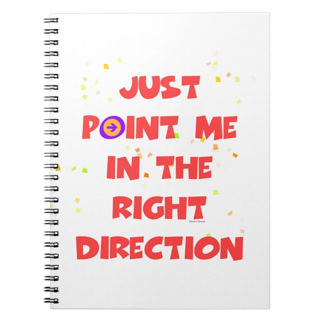 CUADERNO SÓLO PONGAMOS EN LA DIRECCIÓN CORRECTA (Frente)