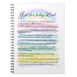 Cuaderno Sólo por hoy, Señor