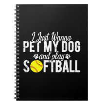 Sólo Quiero Acariciar A Mi Perro Y Jugar Softbol