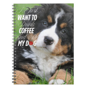 Cuaderno Solo Quiero Beber...Foto moderna de Mascota Person