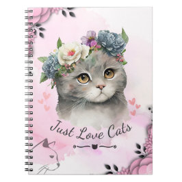 Cuaderno Sólo quiero gatos