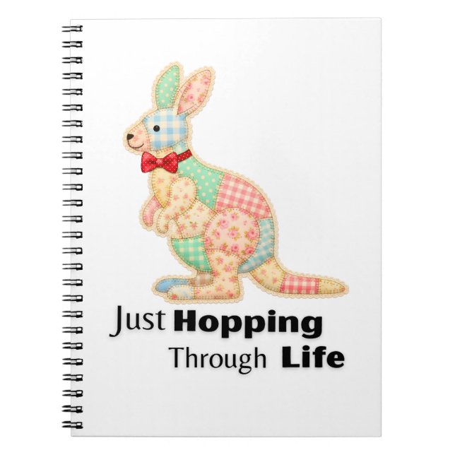 Cuaderno Solo Saltando a Través de la Vida Diseño de Cangur (Frente)