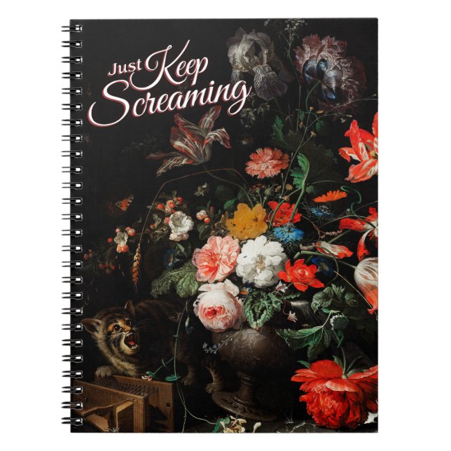 Cuaderno Sólo sigue gritando (Frente)