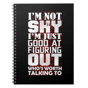 Cuaderno Solo soy bueno para averiguar quién vale la pena h