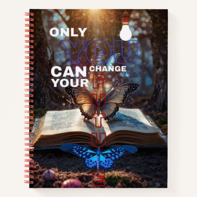 Cuaderno Sólo tú puedes cambiar tu futuro (Anverso)