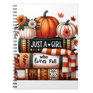 Cuaderno Sólo un Chica librero que ama a la caída