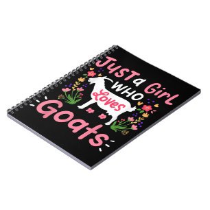 Cuaderno Sólo un Chica que ama a las cabras