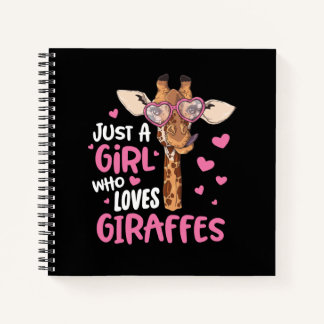 Cuaderno Sólo un Chica que ama a las jirafas