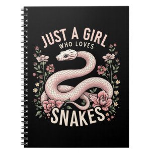 Cuaderno Sólo un Chica que ama a las serpientes