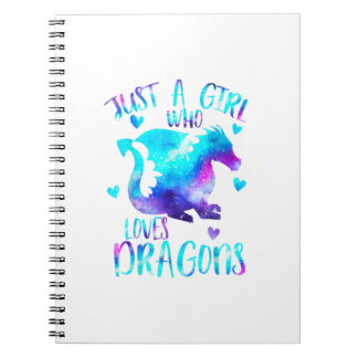 Cuaderno Sólo un Chica que ama a los dragones es un diverti