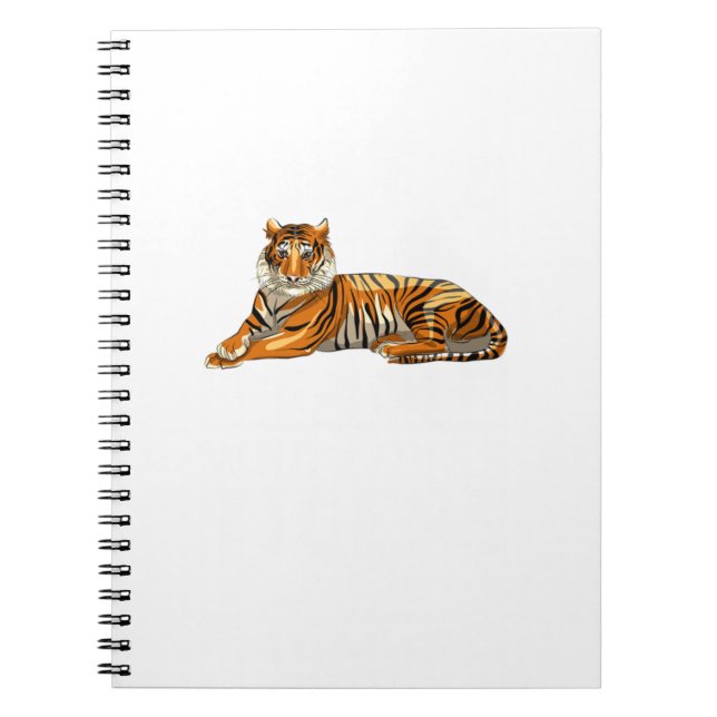 Cuaderno Sólo Un Chica Que Ama A Los Tigres. Diseño perfect (Frente)