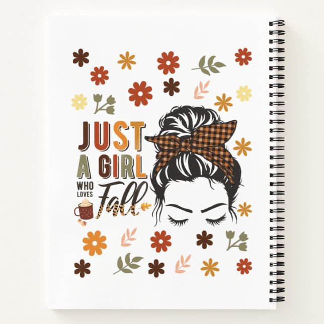 Cuaderno Solo Un Chica Que Ama La Caída (Reverso)