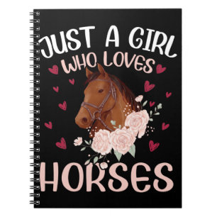 Cuaderno Sólo un Chica que ama los caballos
