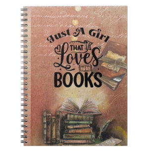 Cuaderno Sólo un Chica que ama los libros