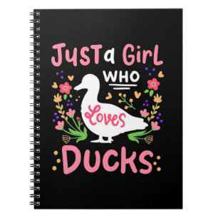 Cuaderno Solo un Chica que ama los pollos