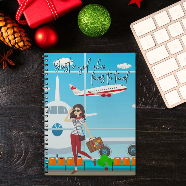 Cuaderno Sólo un chica que ama viajar (Subido por el creador)