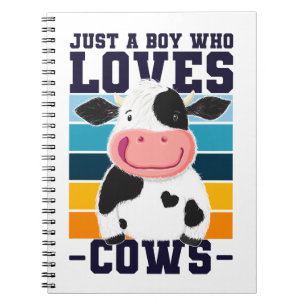 Cuaderno Solo un chico que ama a las vacas