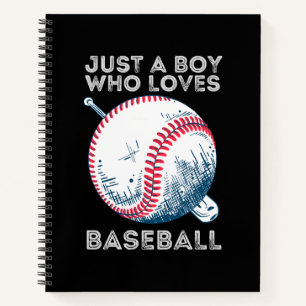Cuaderno Solo un chico que ama el béisbol