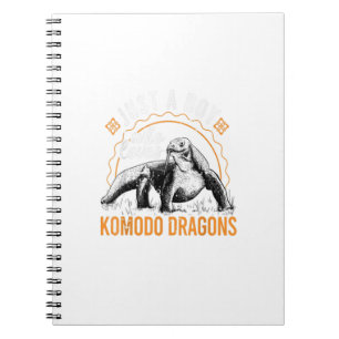 Cuaderno Solo un chico que ama el dragón Komodo 